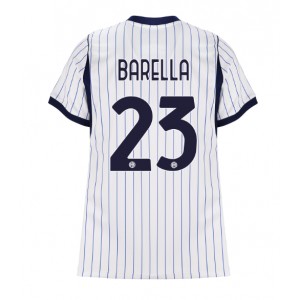 Inter Milan Nicolo Barella #23 Jalkapallovaatteet Naisten Vieraspaita 2026-27 Lyhythihainen